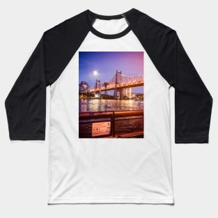 Queensboro Bridge, Manhattan, New York City Baseball T-Shirt